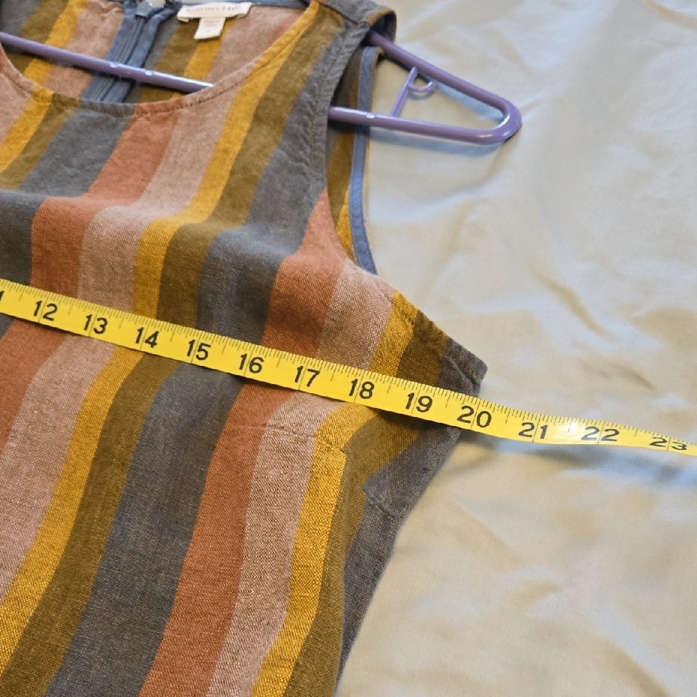 Garnet Hill Multicolor Striped Dress - Picture 8 of 9
